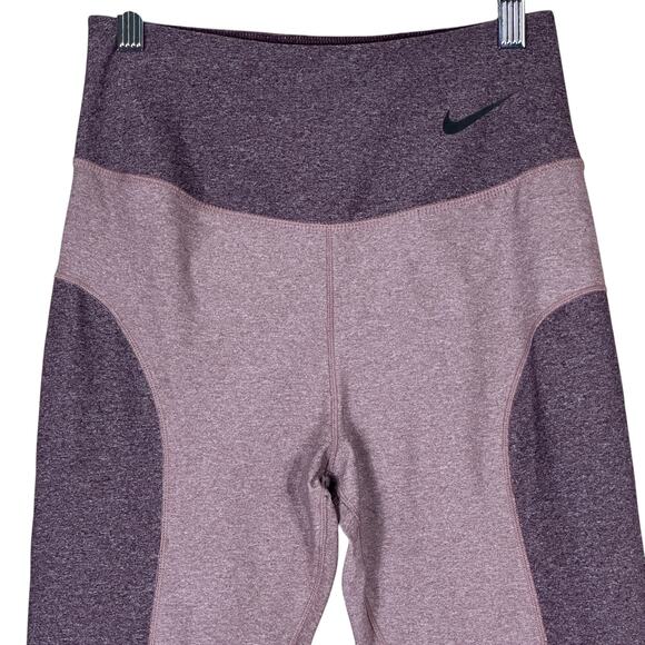 Nike Sculpt Hyper Tight Fit High Rise Training Tights Womens S Purple Leggings - Picture 4 of 8